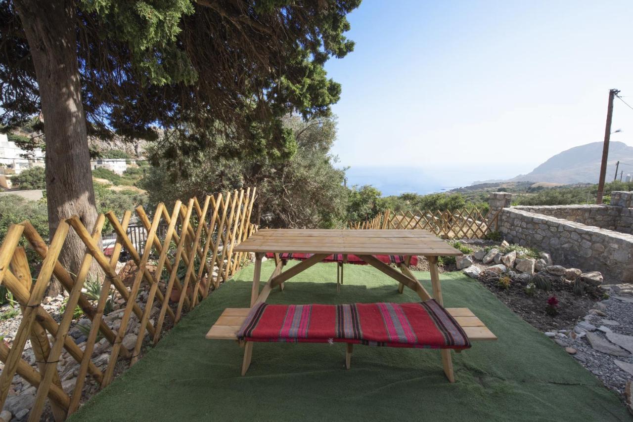 Petasos House - Garden - Sea View Villa Sellía Buitenkant foto