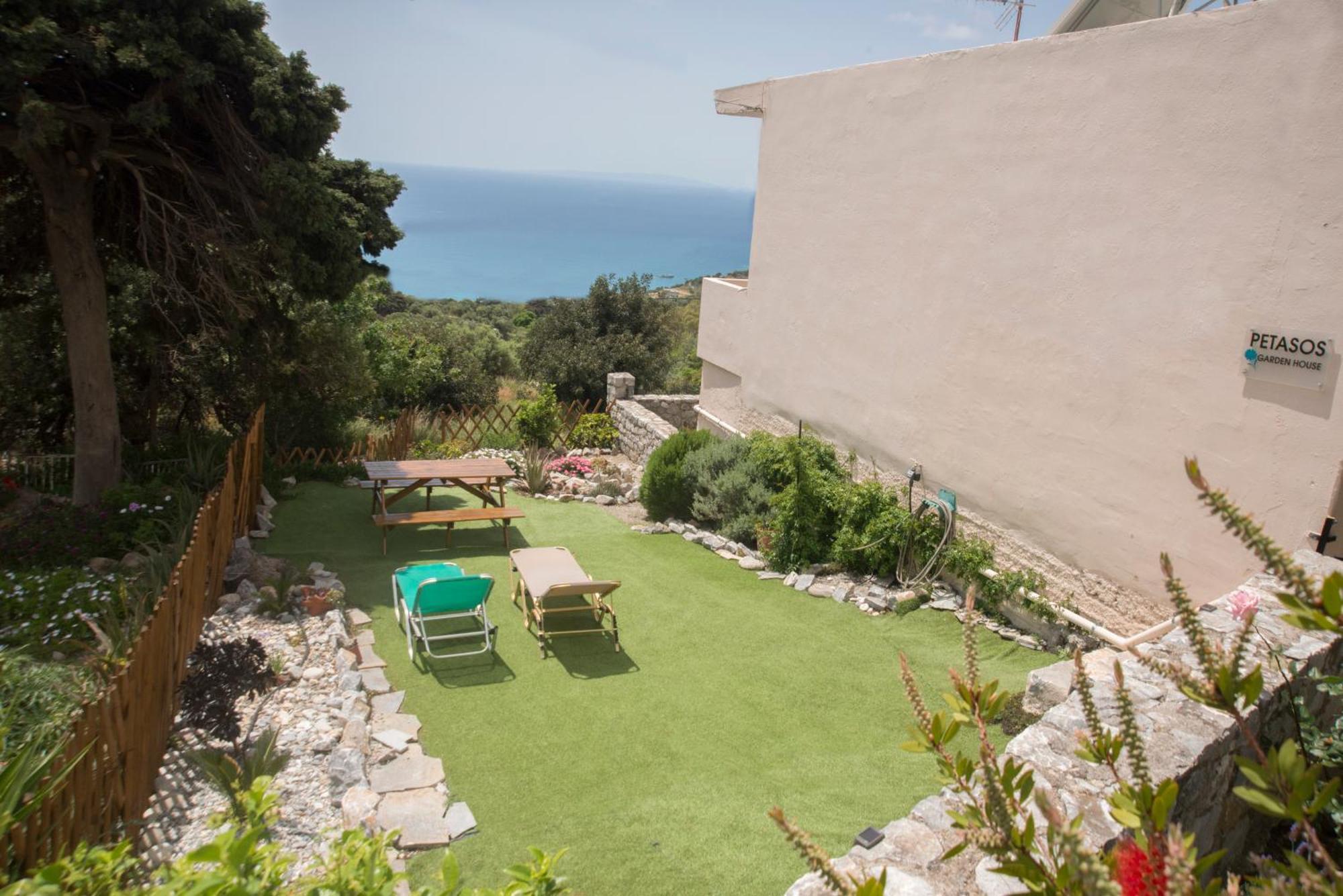 Petasos House - Garden - Sea View Villa Sellía Buitenkant foto