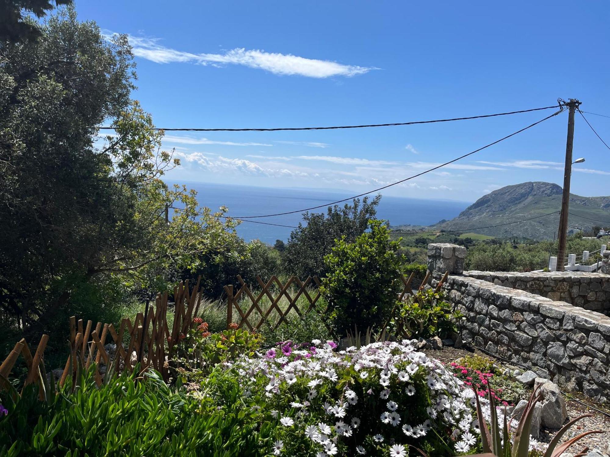 Petasos House - Garden - Sea View Villa Sellía Buitenkant foto